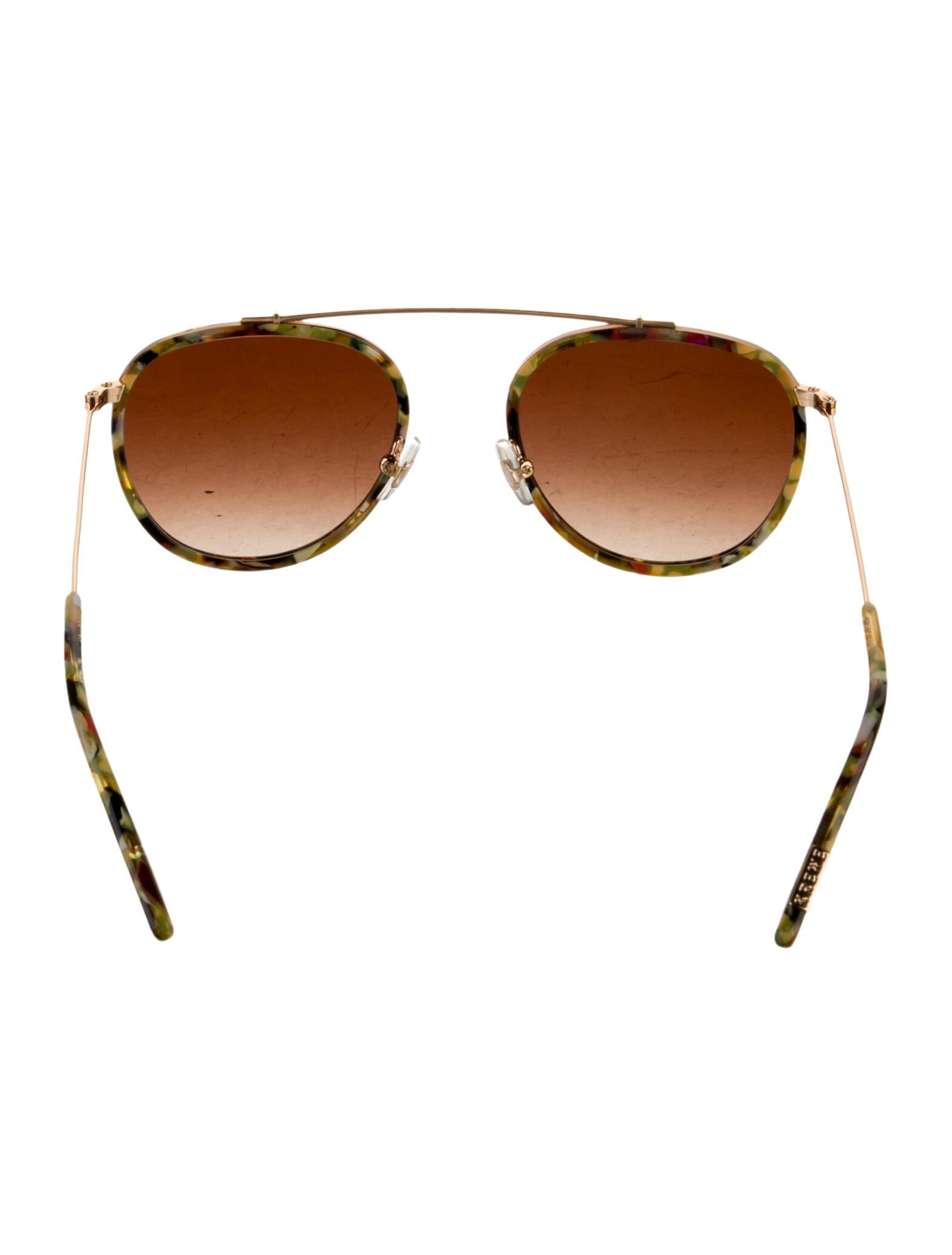 Krewe Aviator Gradient Sunglasses