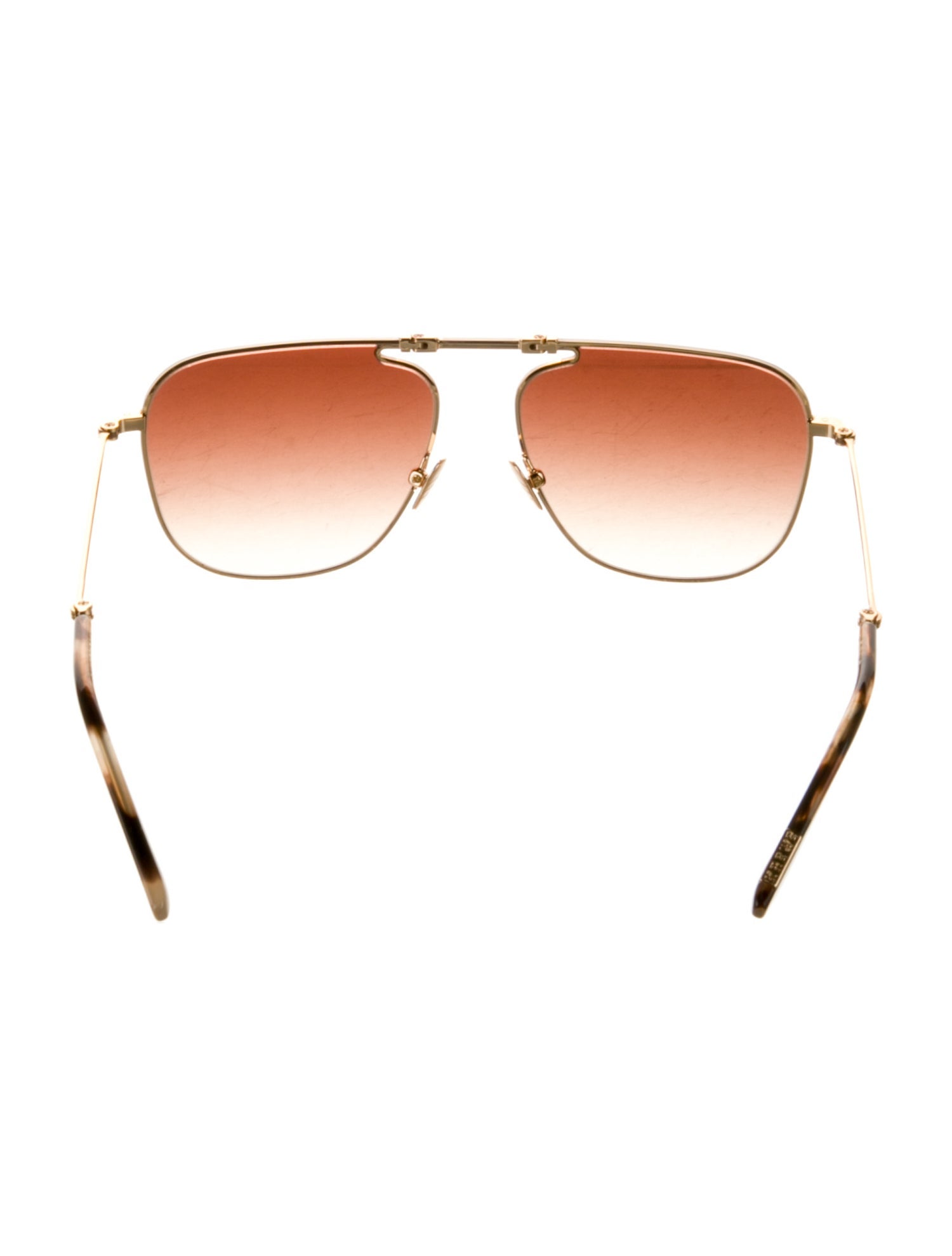 Krewe Aviator Gradient Sunglasses