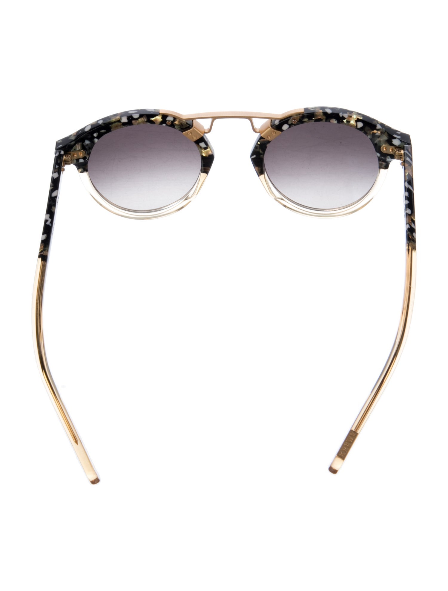 Krewe Round Gradient Sunglasses