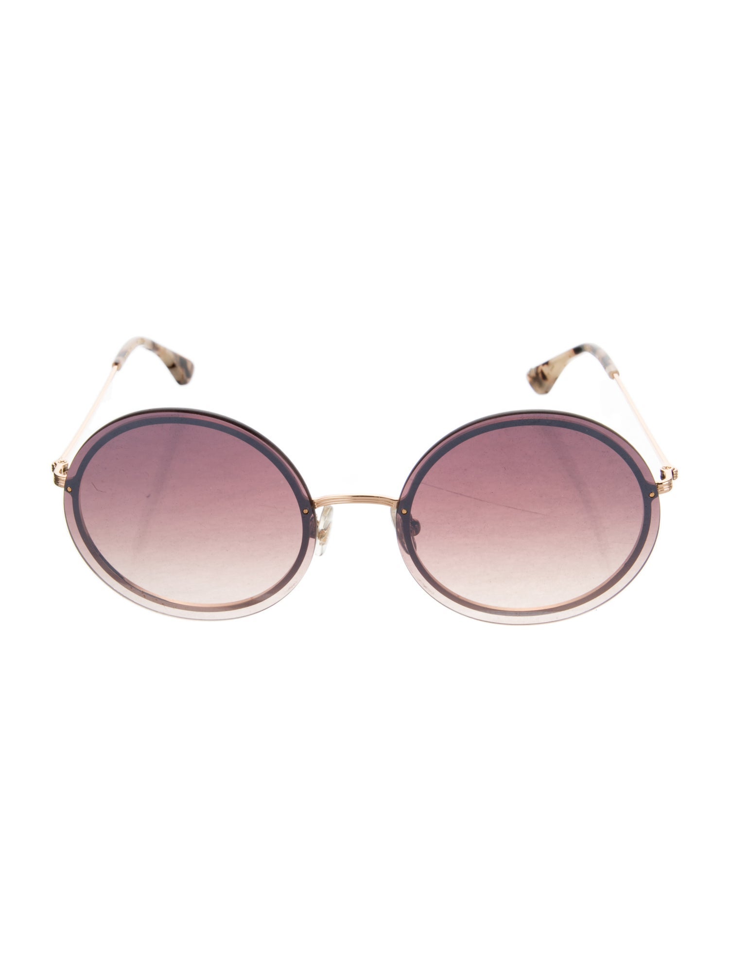Krewe Round Gradient Sunglasses
