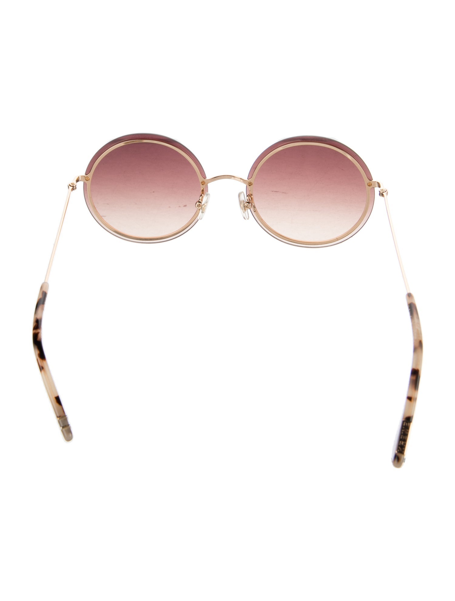 Krewe Round Gradient Sunglasses