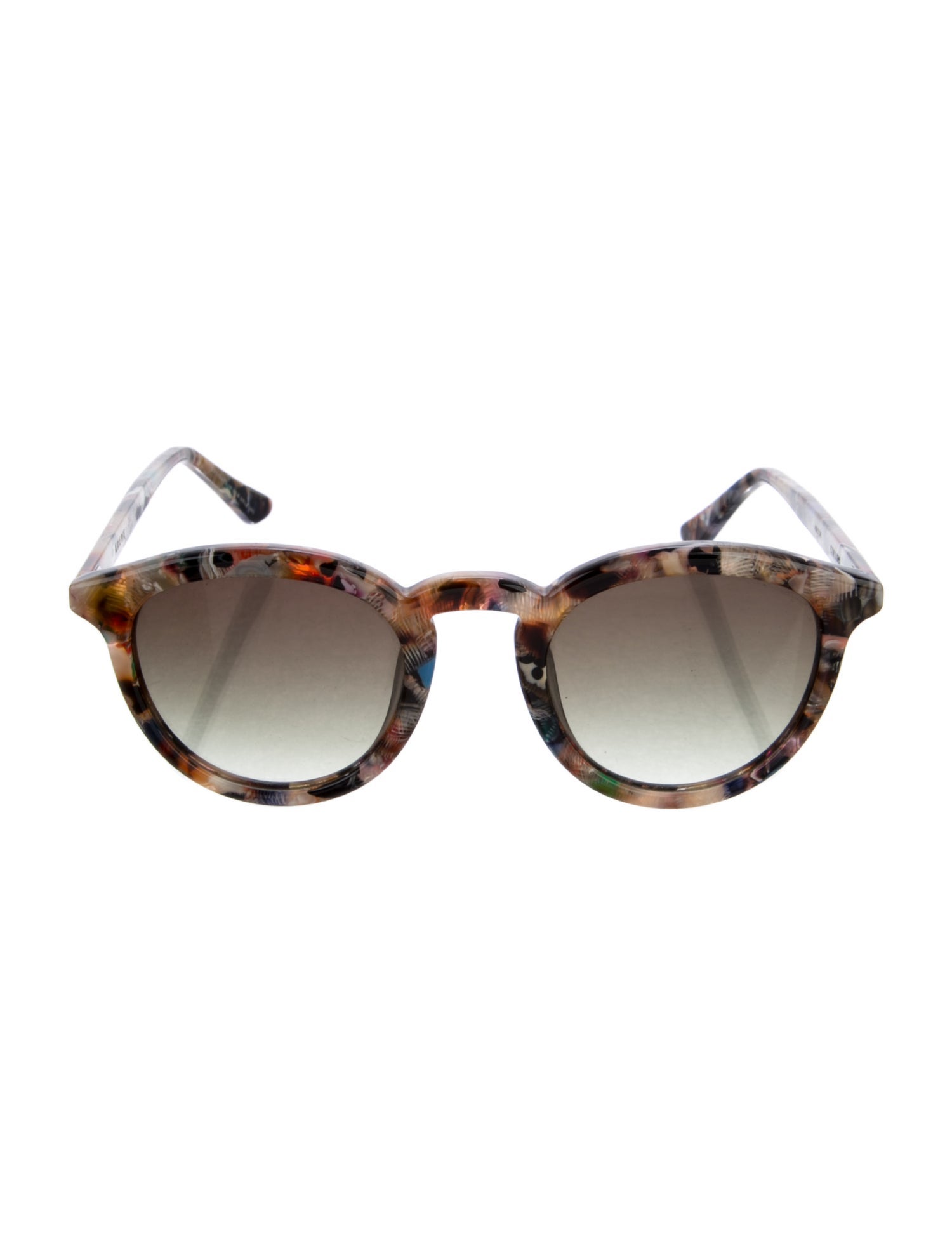 Krewe Round Gradient Sunglasses