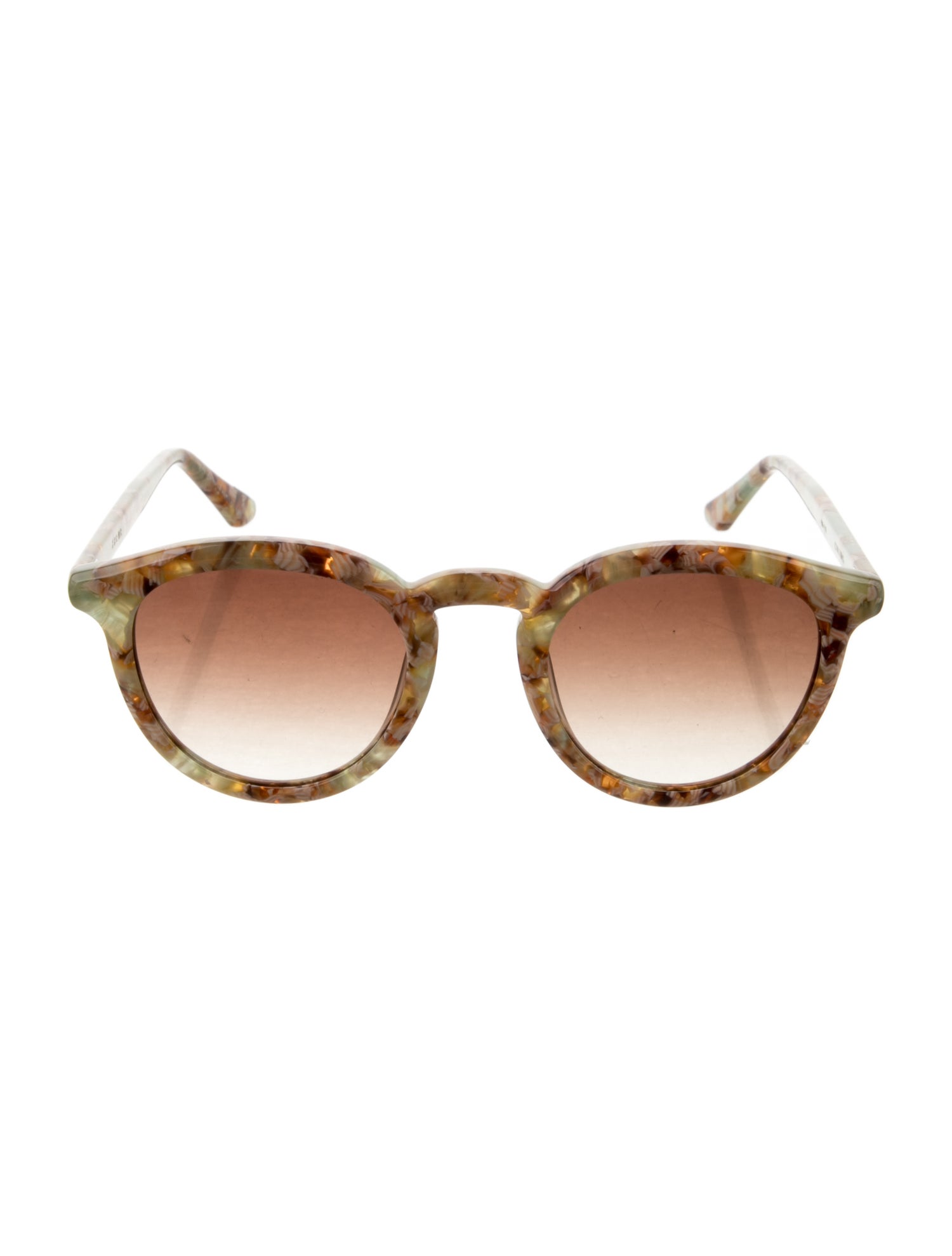 Krewe Round Gradient Sunglasses