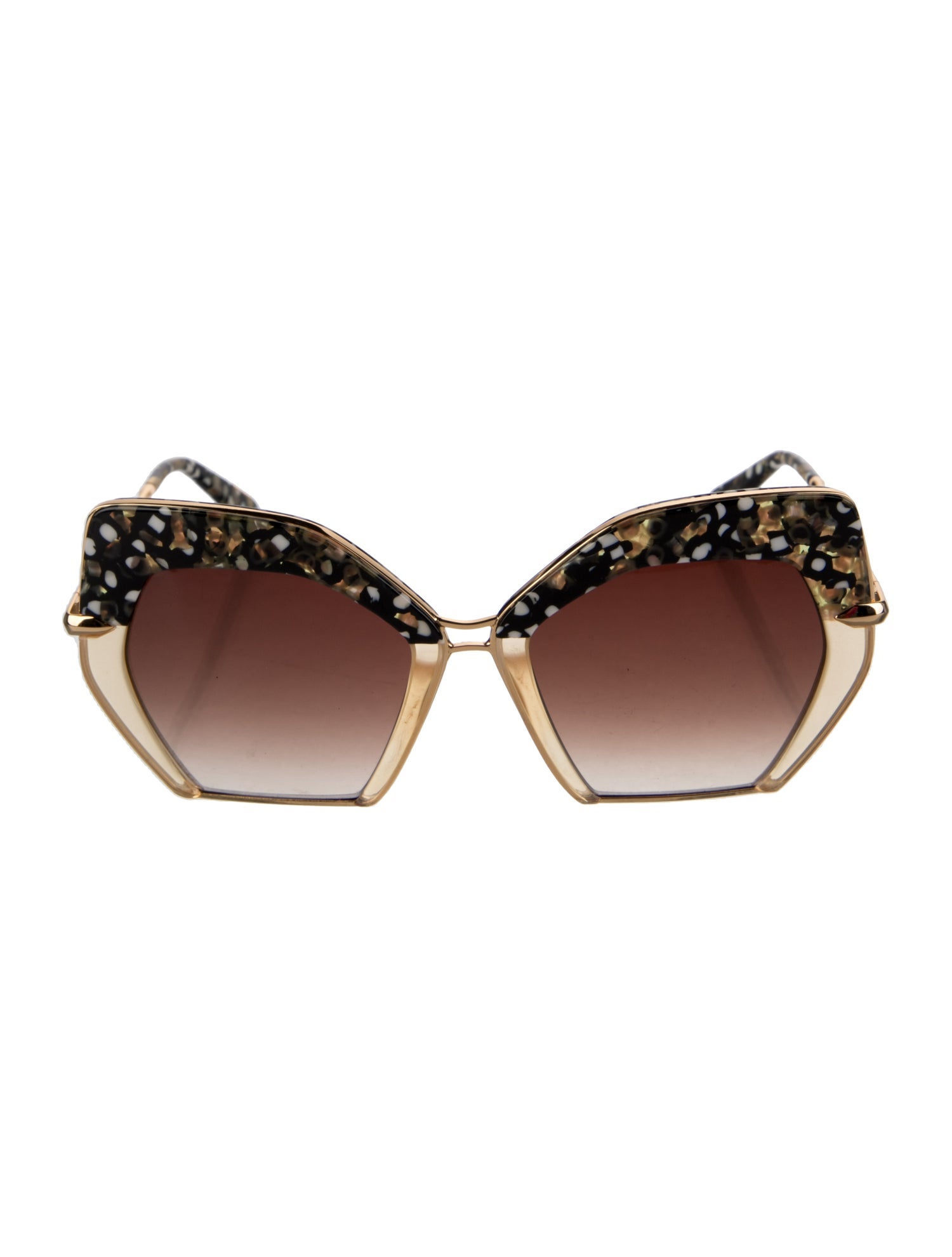 Krewe Oversize Gradient Sunglasses