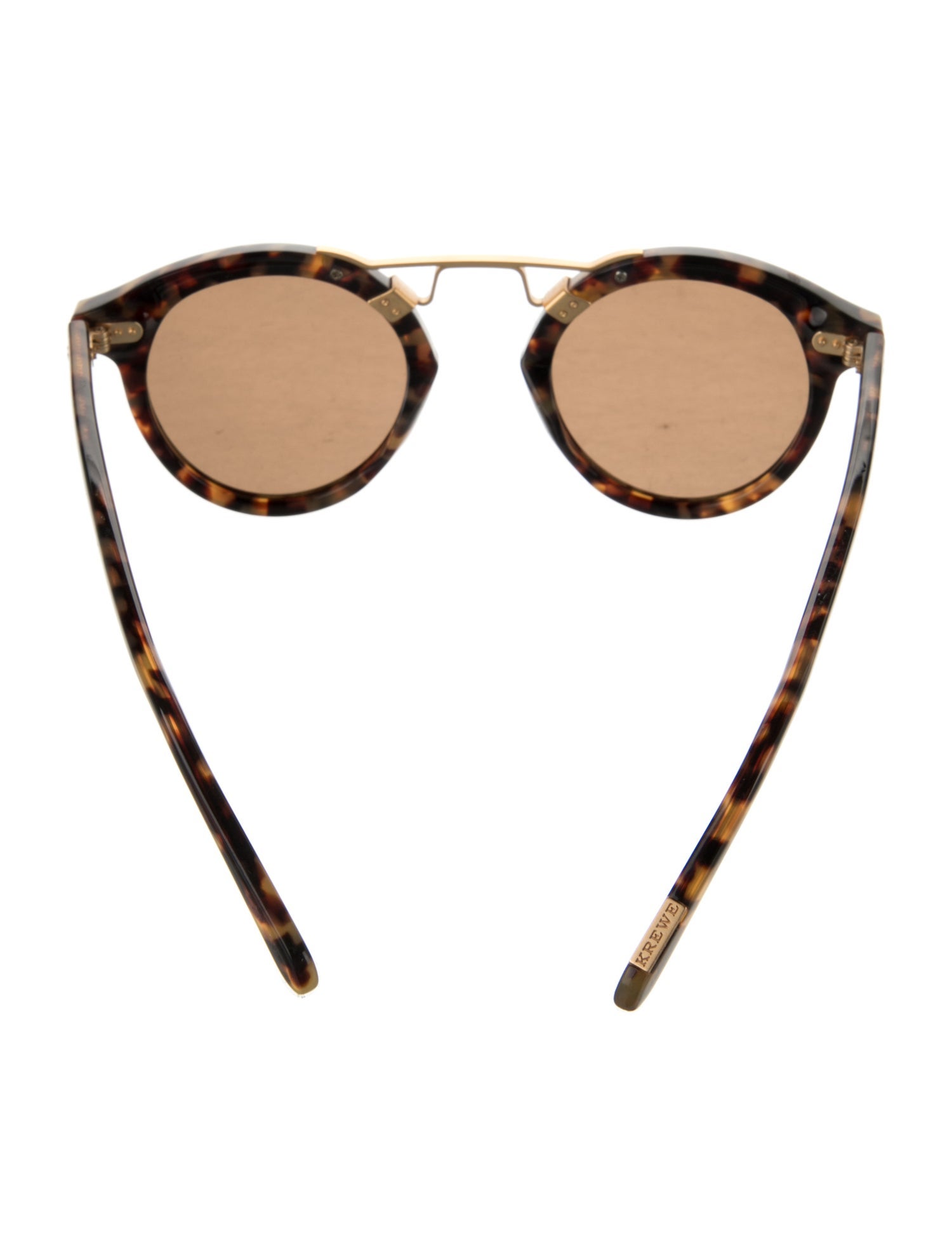 Krewe Round Mirrored Sunglasses