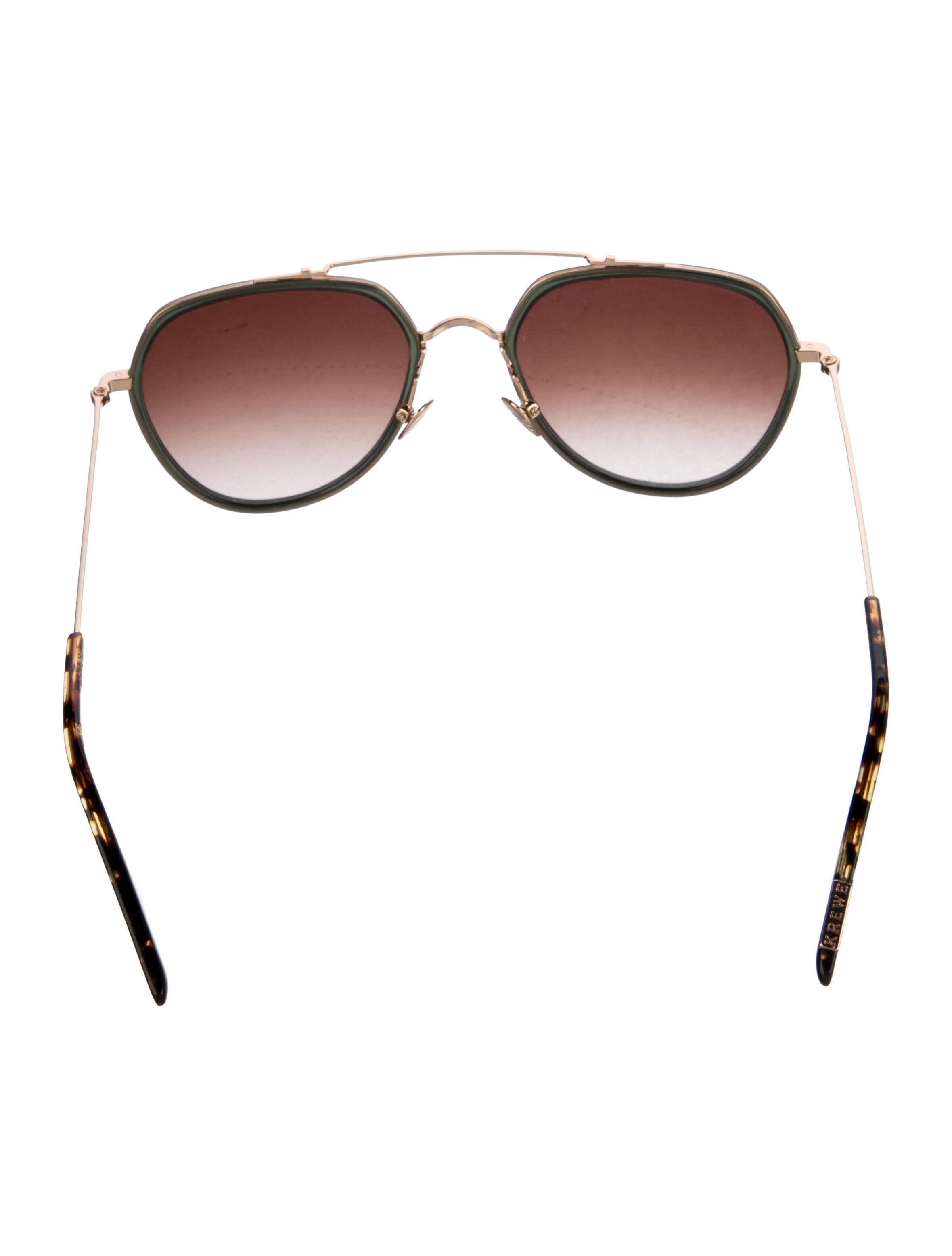 Krewe Round Gradient Sunglasses
