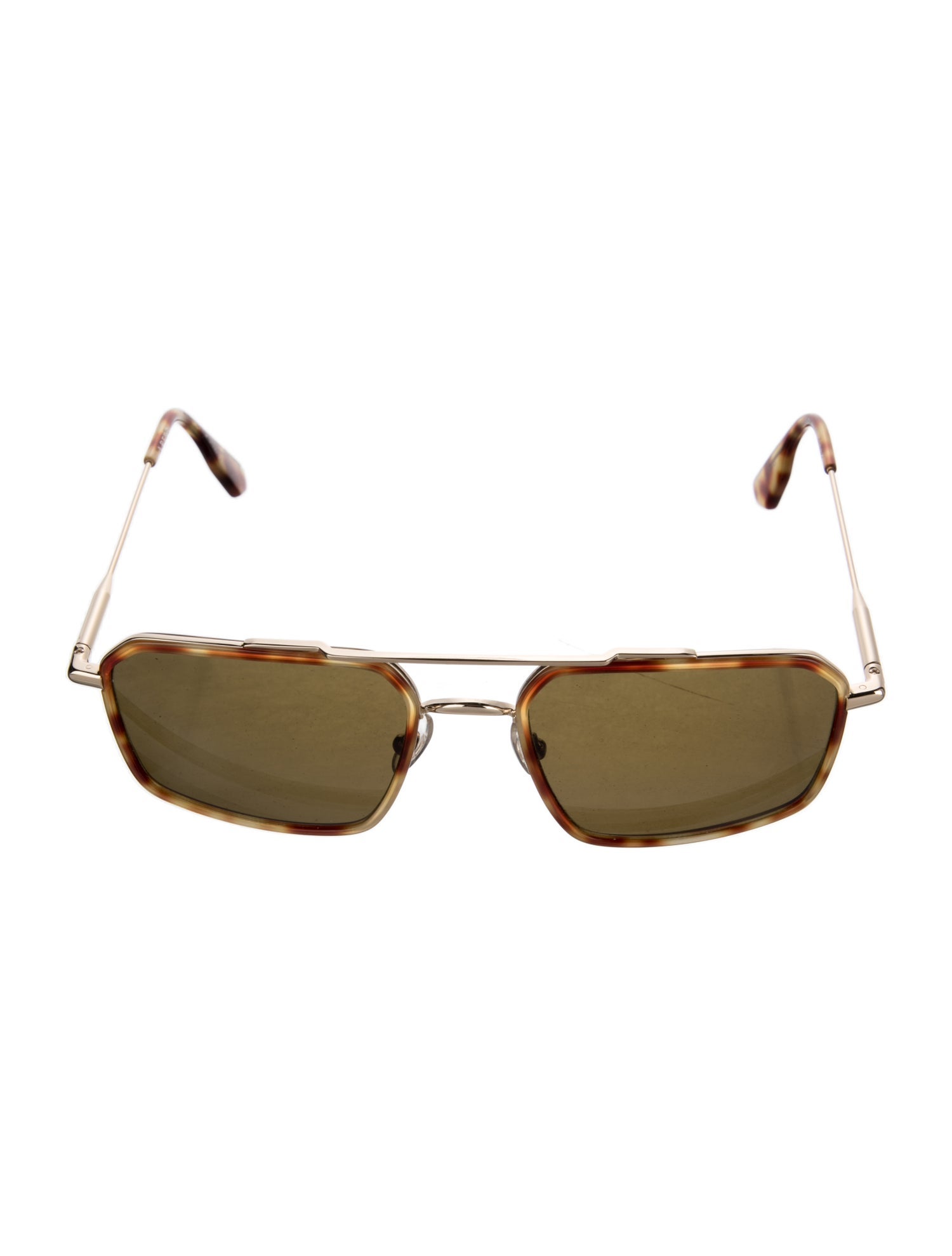 Krewe Square Mirrored Sunglasses