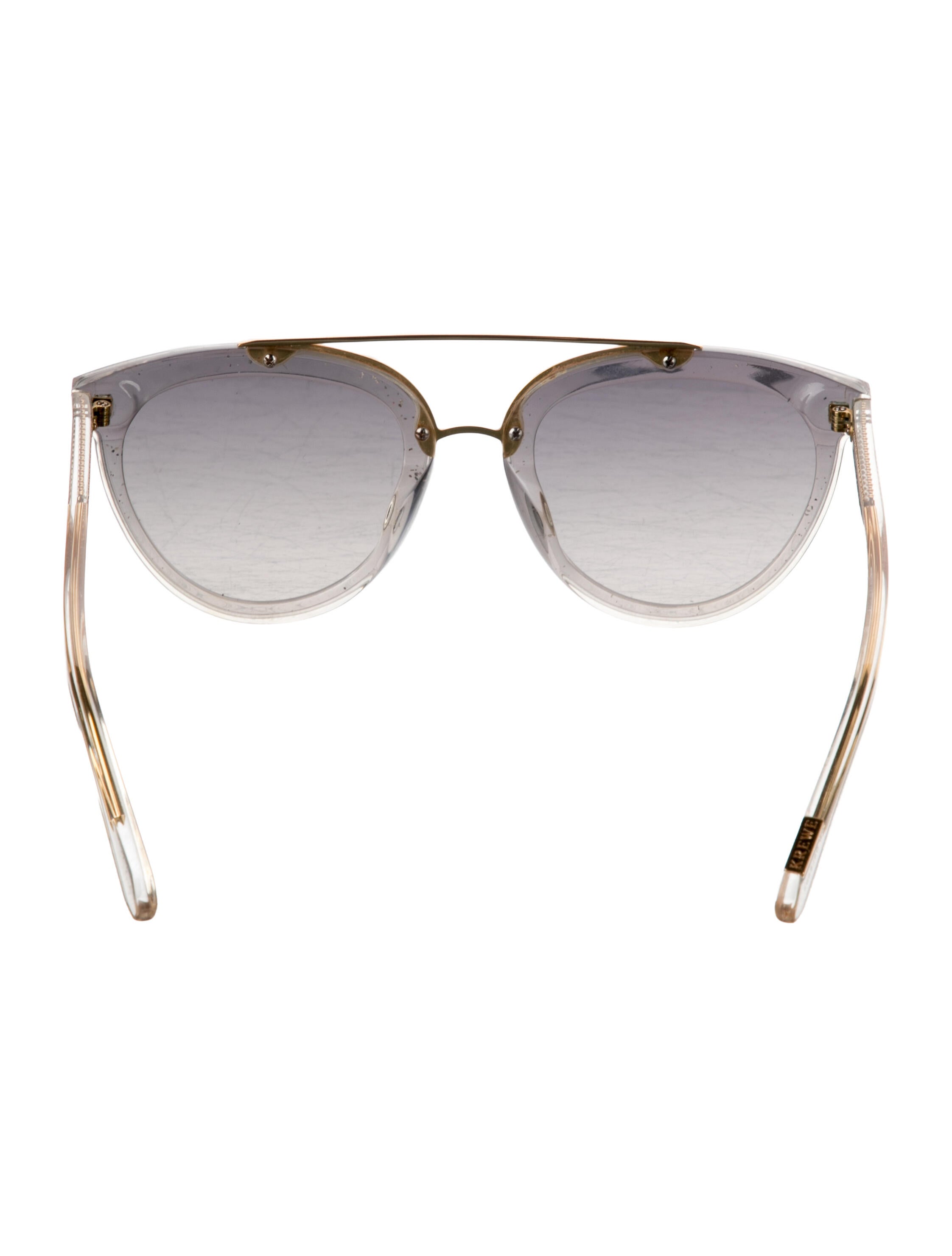 Krewe Aviator Mirrored Sunglasses