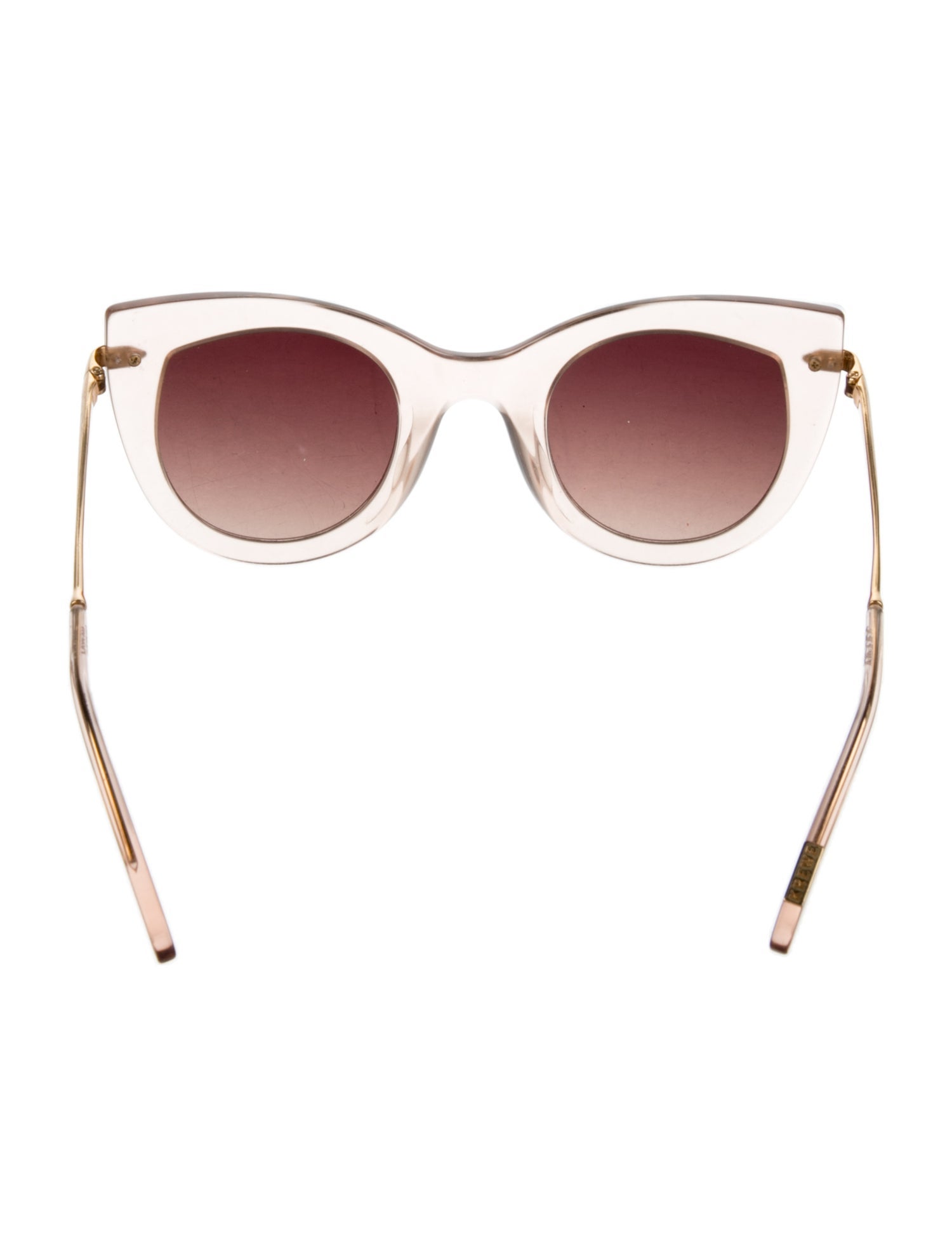 Krewe Wayfarer Mirrored Sunglasses
