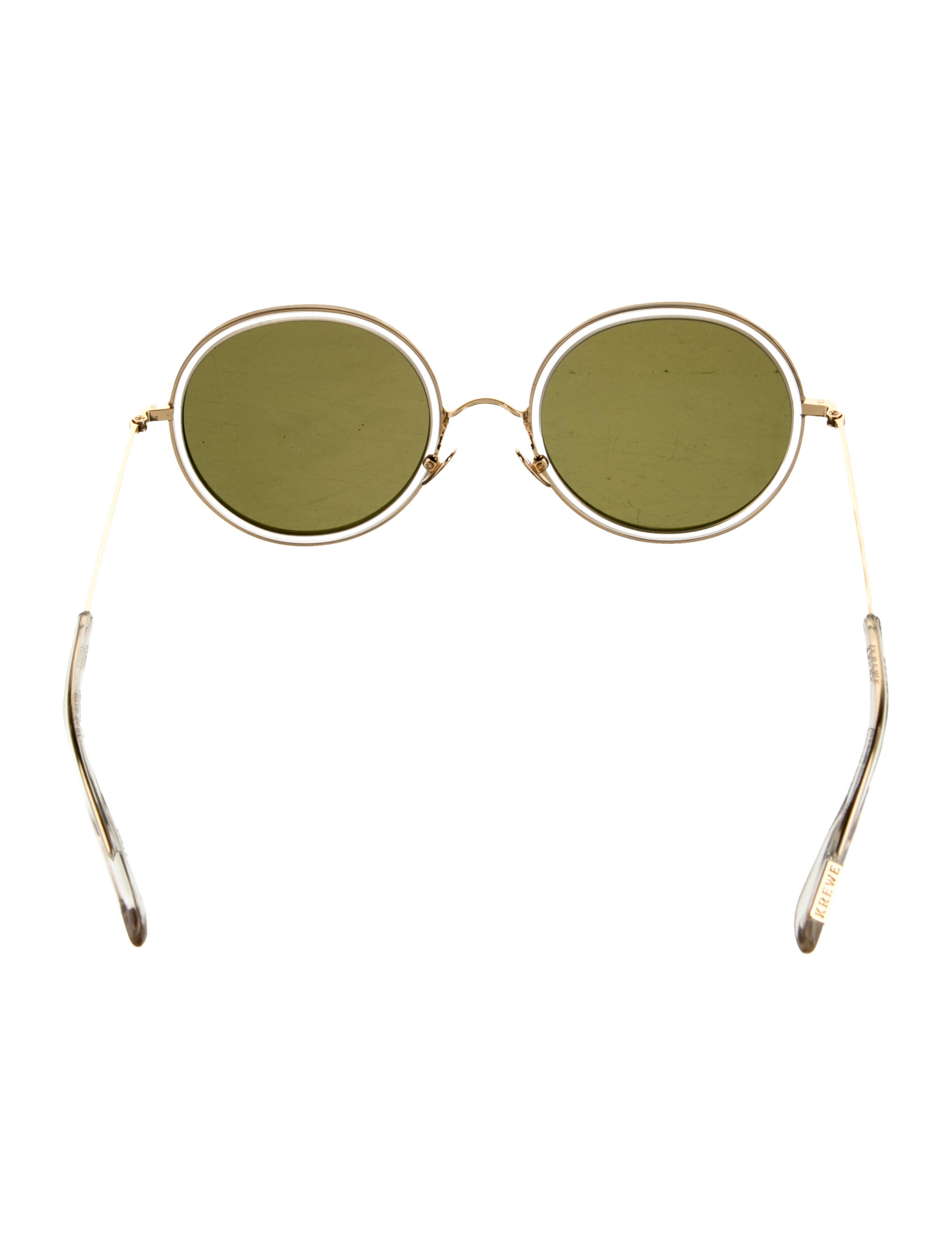 Krewe Round Tinted Sunglasses