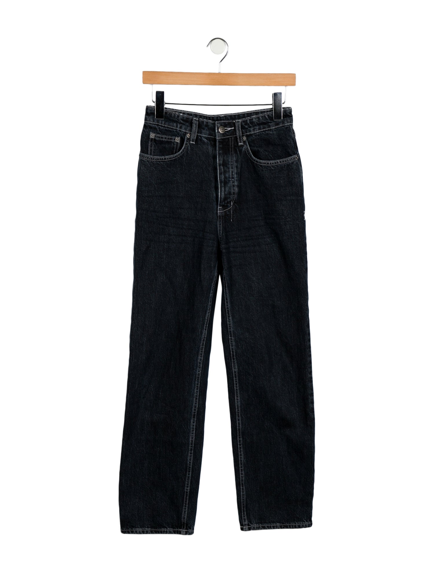 Ksubi High-Rise Straight Leg Jeans
