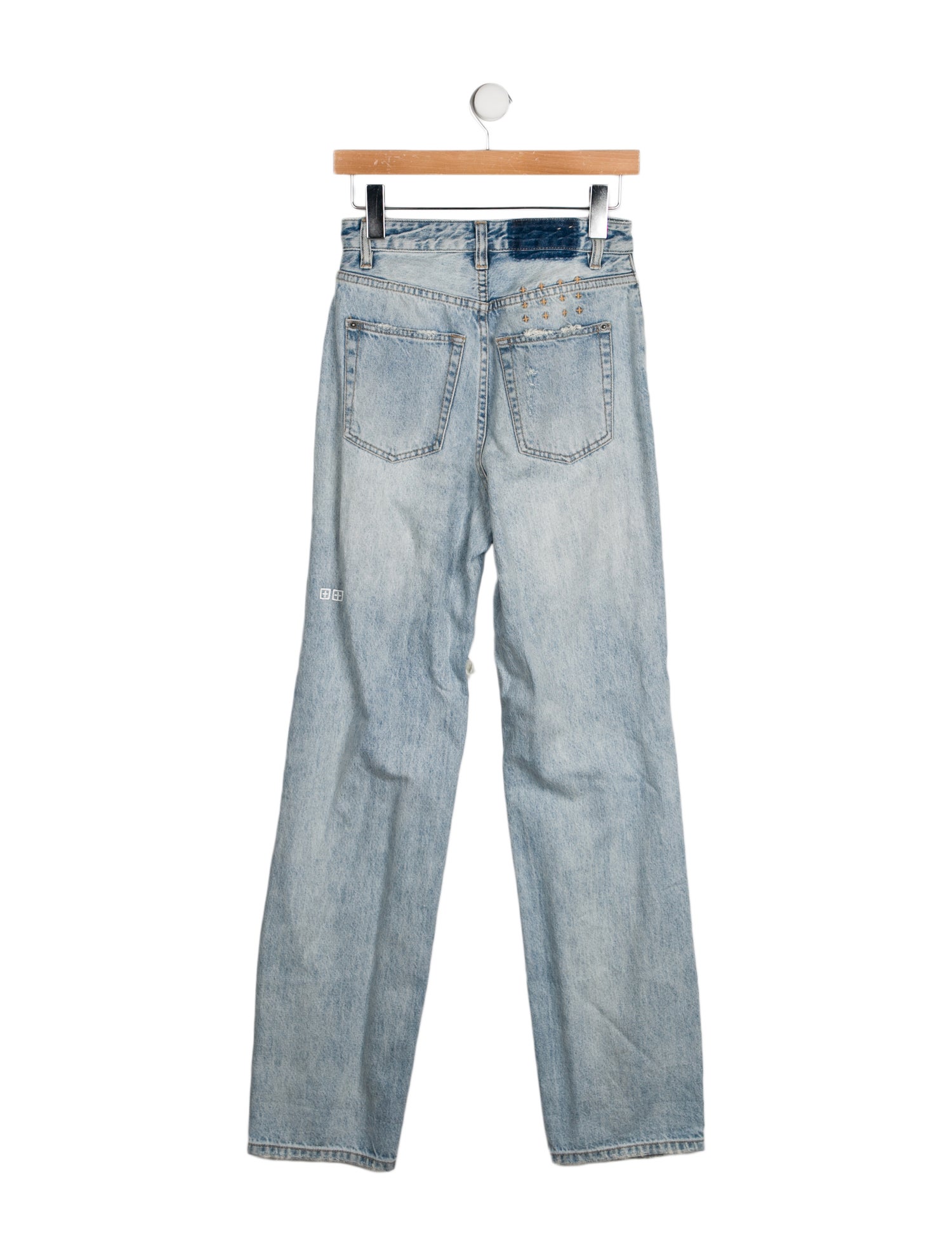 Ksubi High-Rise Straight Leg Jeans