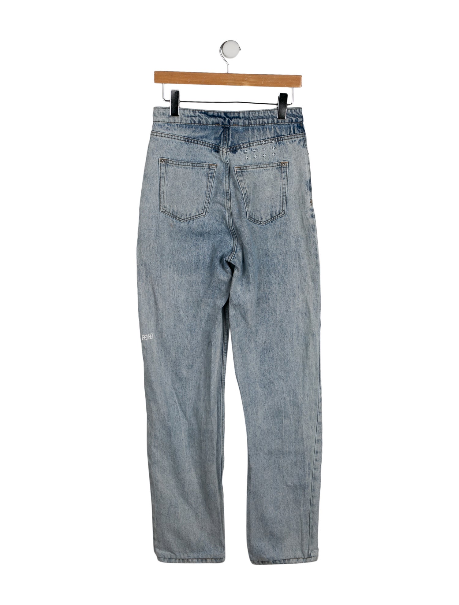 Ksubi High-Rise Straight Leg Jeans