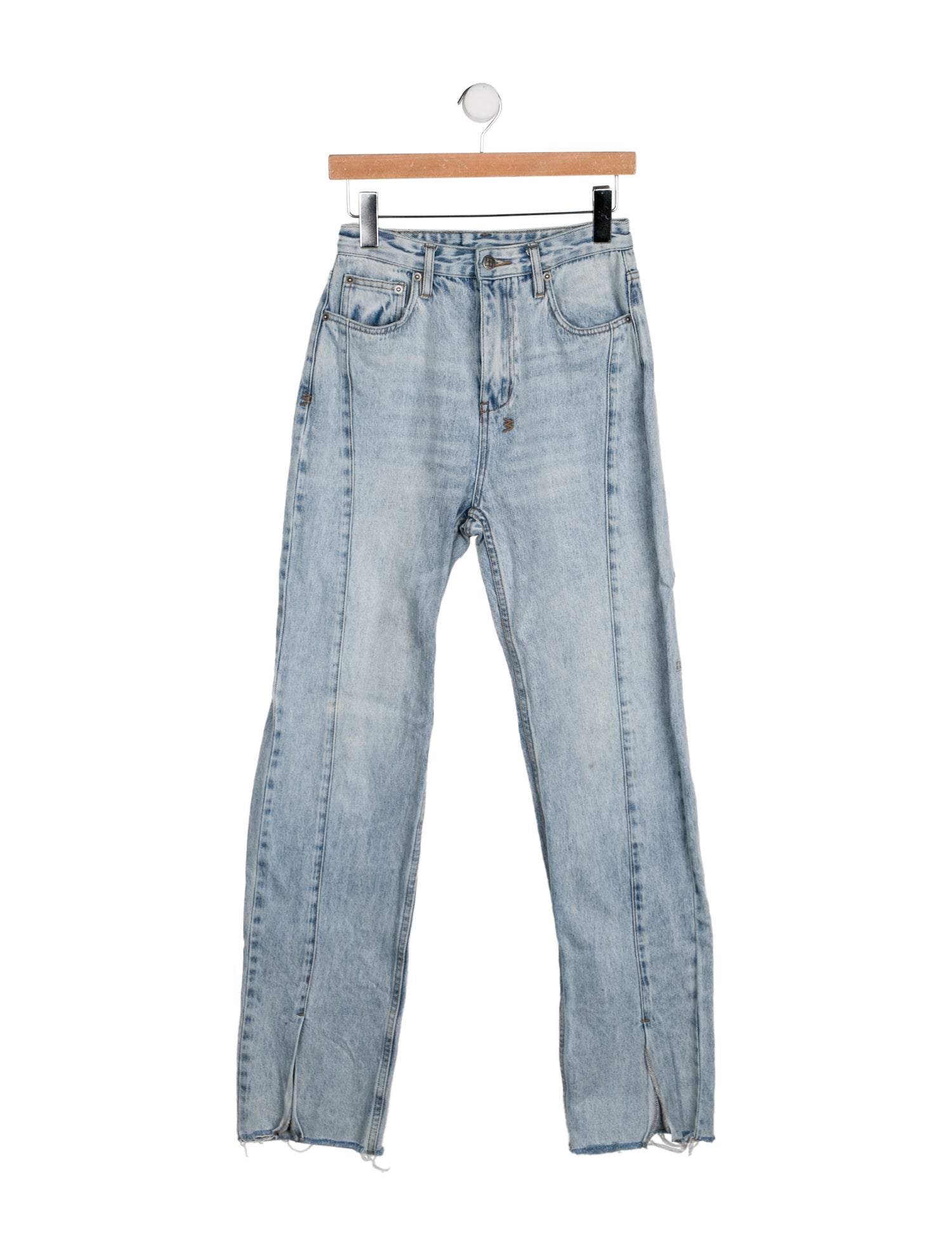 Ksubi High-Rise Straight Leg Jeans