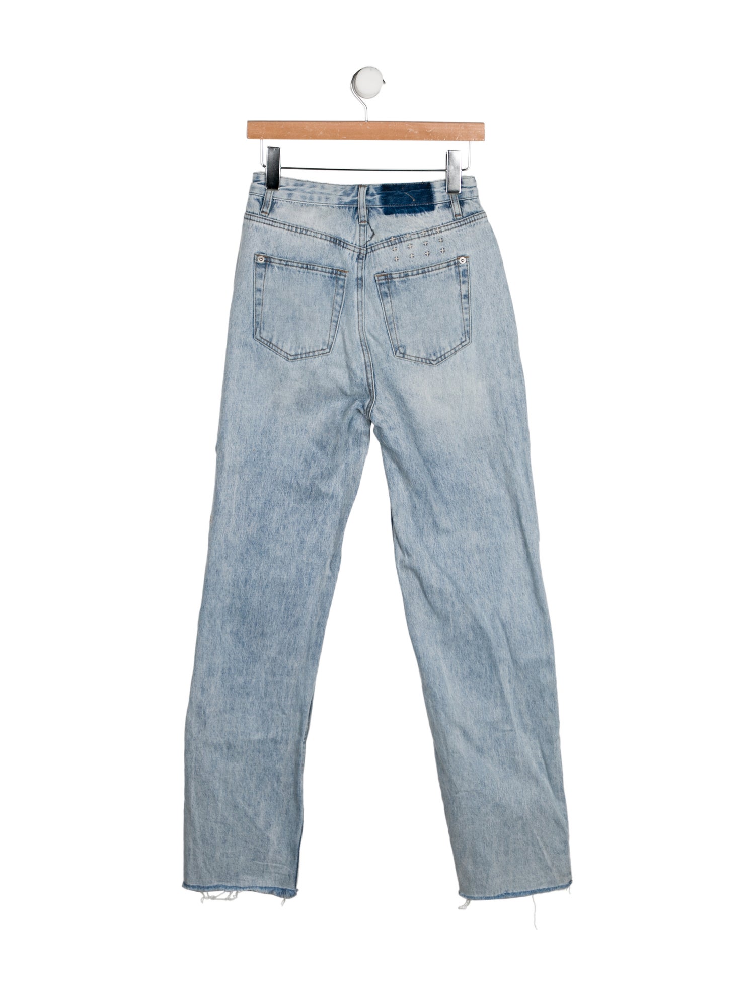 Ksubi High-Rise Straight Leg Jeans