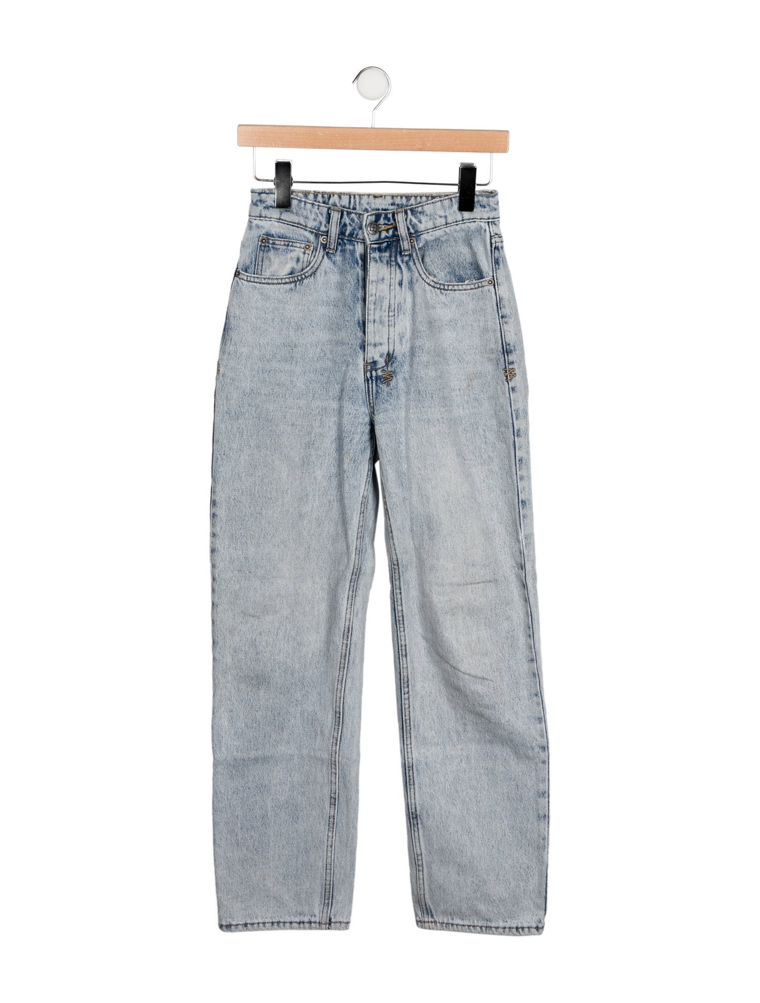 Ksubi High-Rise Straight Leg Jeans