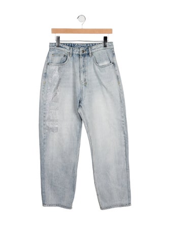 Ksubi High-Rise Straight Leg Jeans
