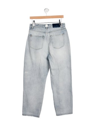 Ksubi High-Rise Straight Leg Jeans