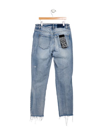 Ksubi Mid-Rise Straight Leg Jeans