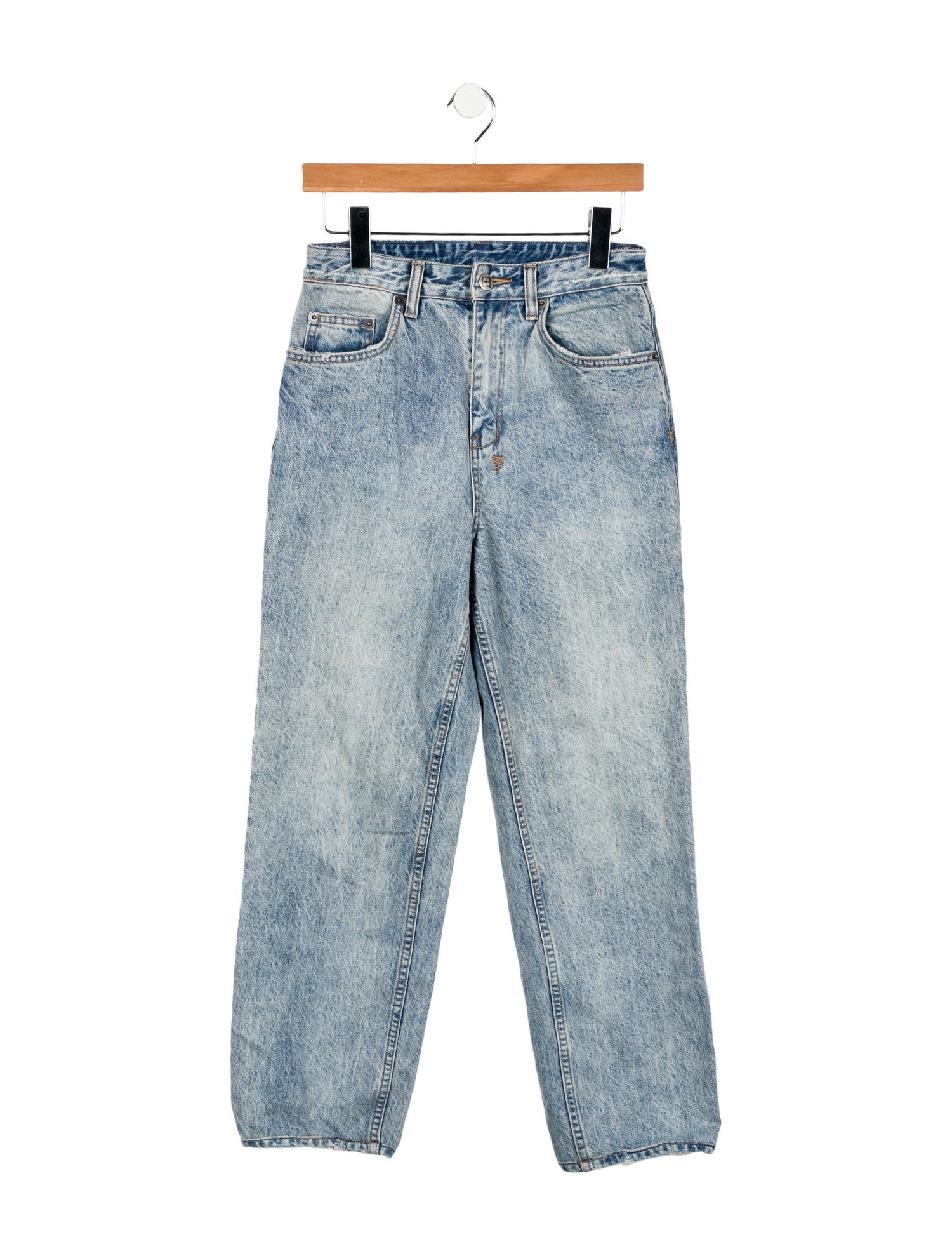Ksubi High-Rise Straight Leg Jeans