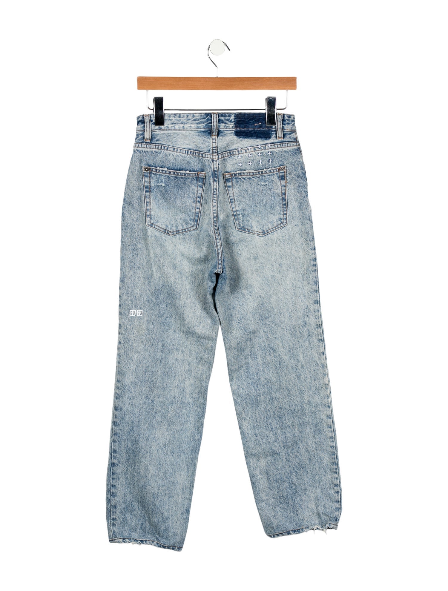 Ksubi High-Rise Straight Leg Jeans