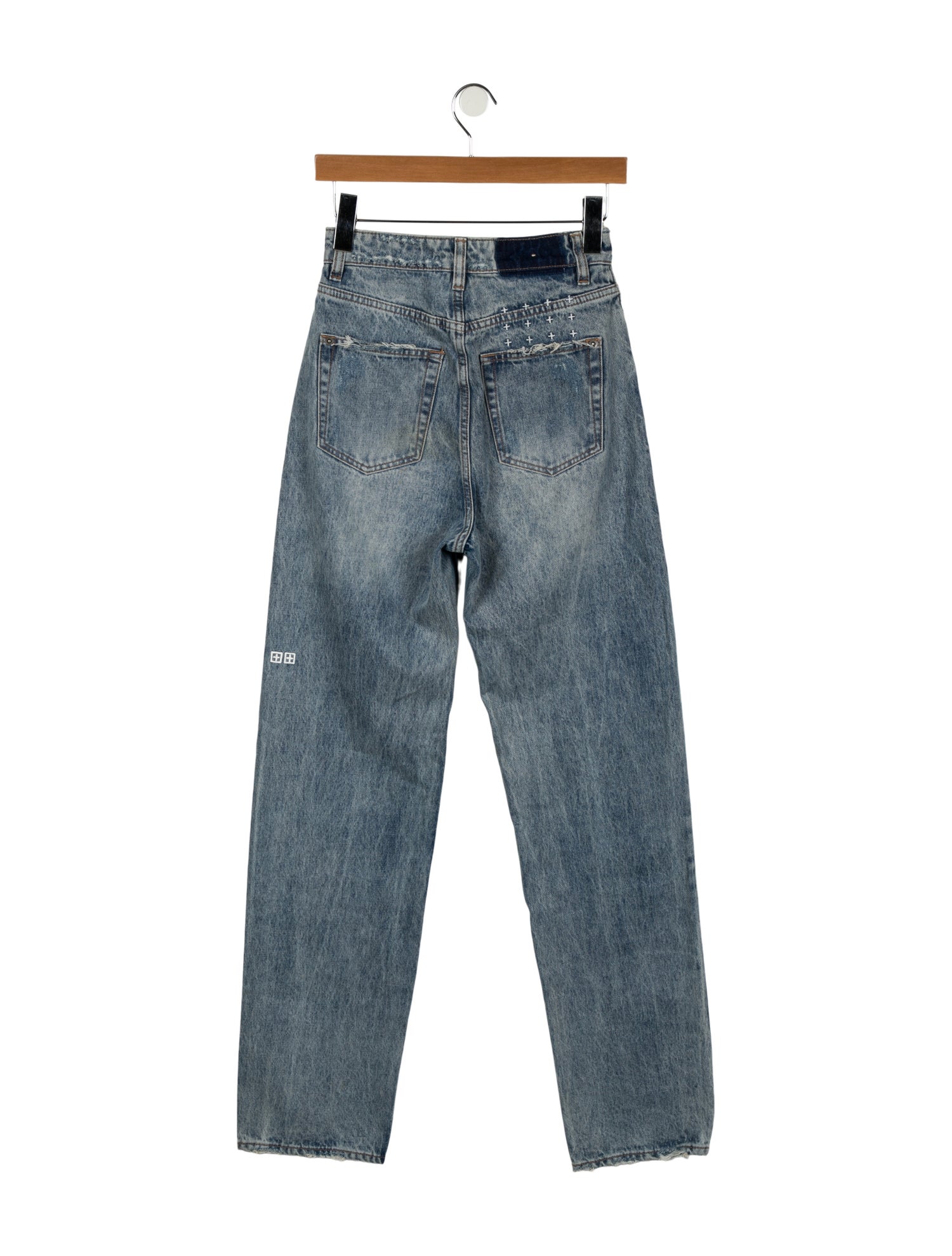Ksubi High-Rise Straight Leg Jeans