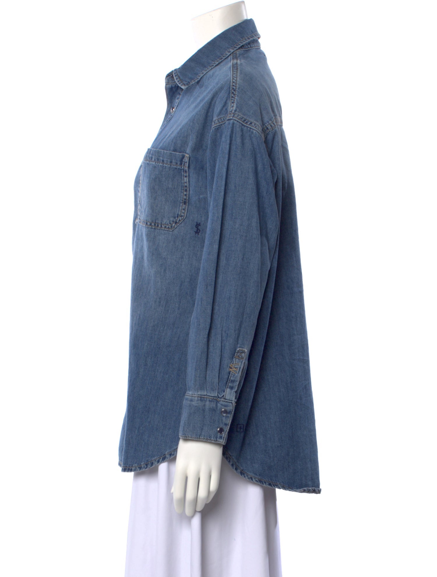 Ksubi Long Sleeve Button-Up Top