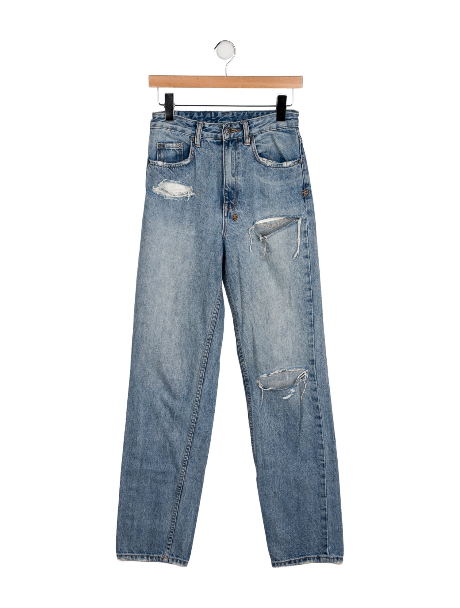Ksubi High-Rise Straight Leg Jeans
