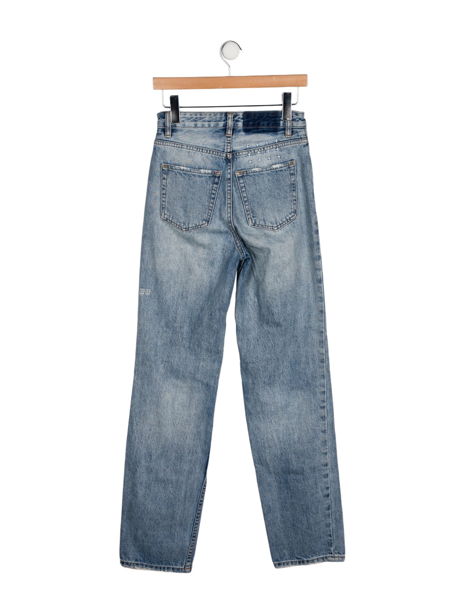 Ksubi High-Rise Straight Leg Jeans