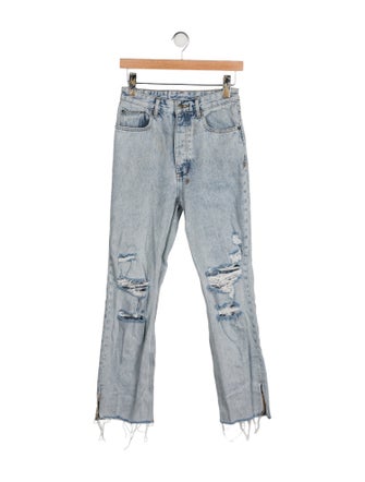 Ksubi Mid-Rise Straight Leg Jeans