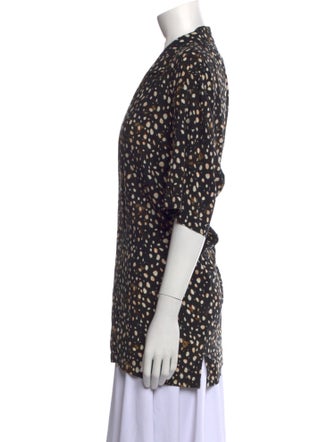 Ksubi Printed Short Sleeve Button-Up Top