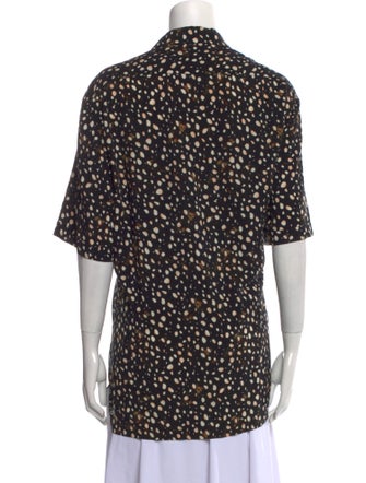 Ksubi Printed Short Sleeve Button-Up Top