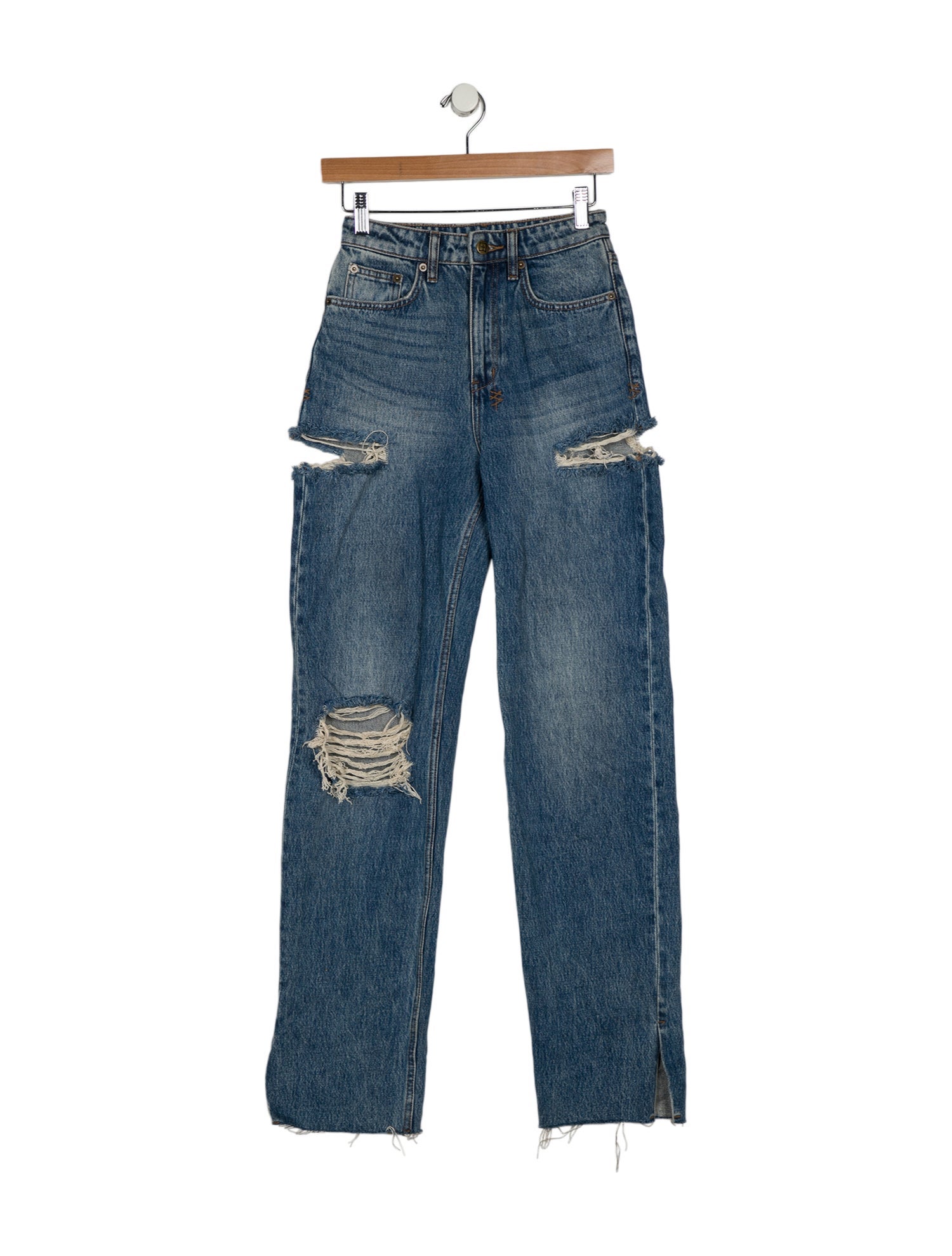 Ksubi High-Rise Straight Leg Jeans