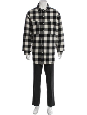 Ksubi Plaid Print Overcoat