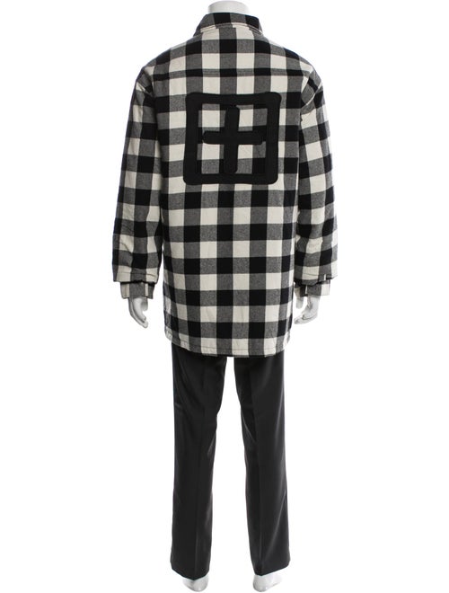 Ksubi Plaid Print Overcoat