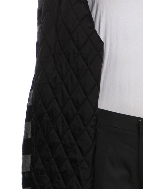 Ksubi Plaid Print Overcoat