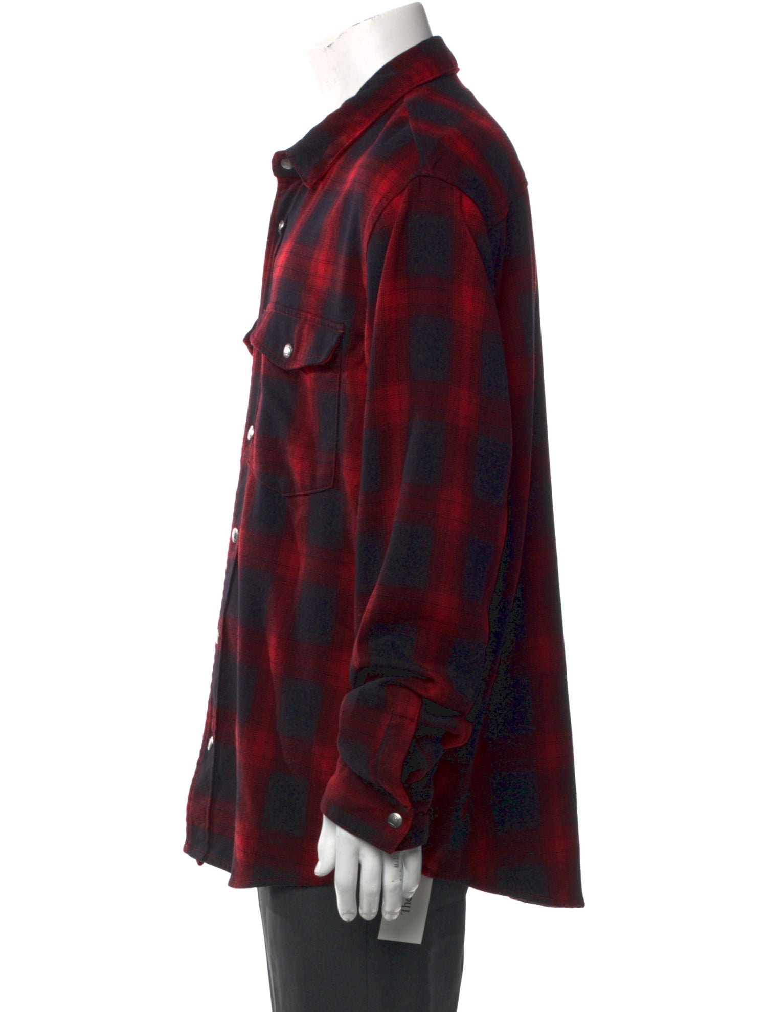 Ksubi Plaid Print Long Sleeve Western Shirt