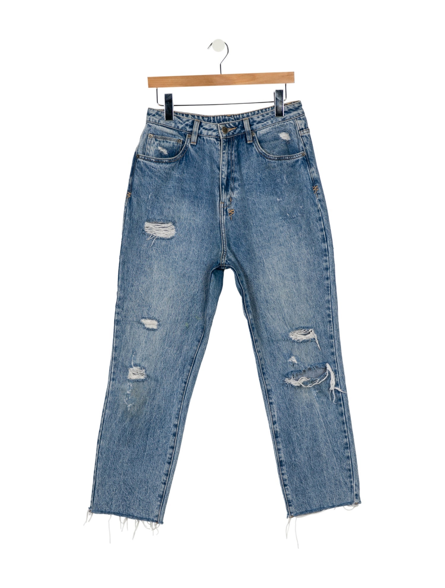 Ksubi High-Rise Straight Leg Jeans