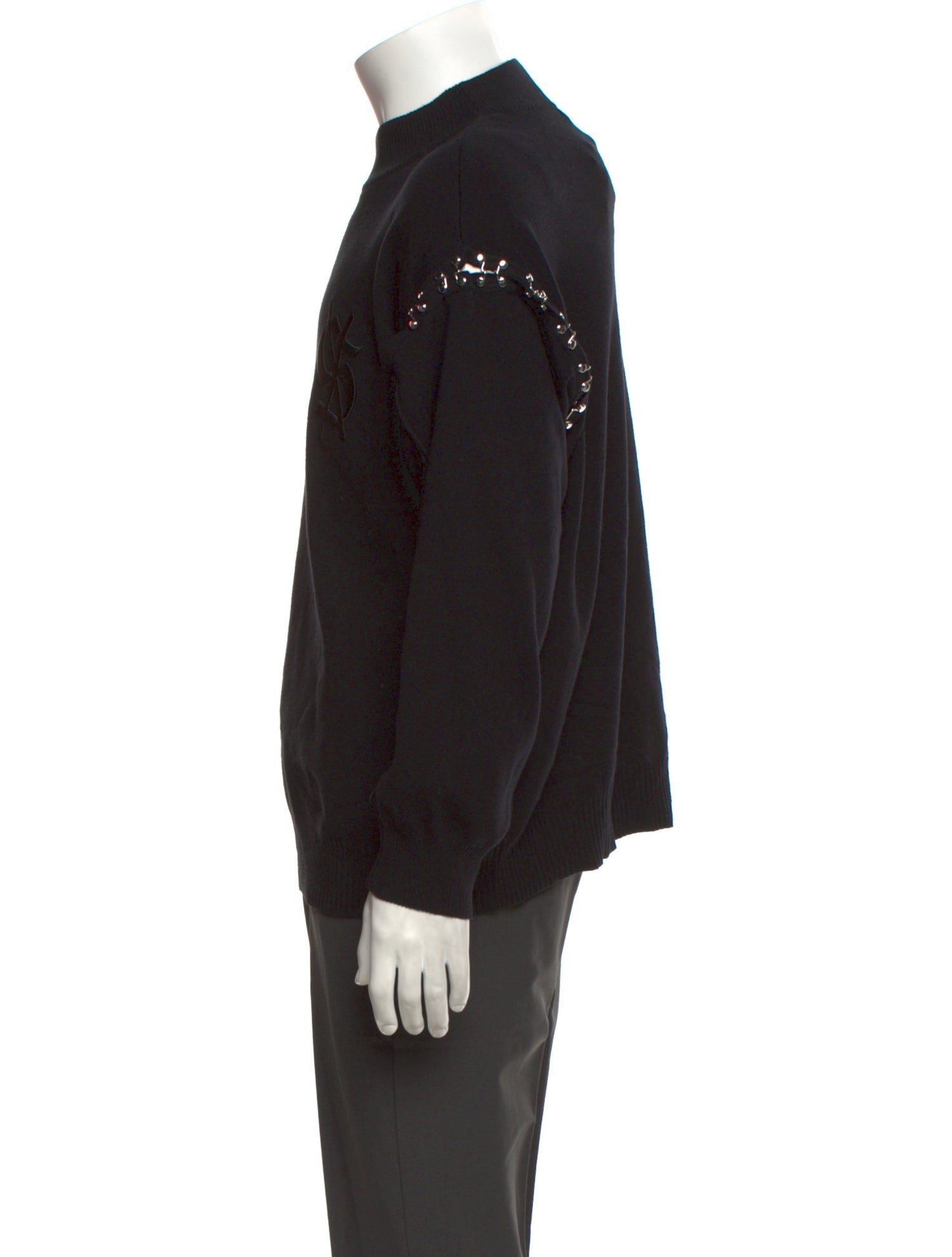 Ksubi Graphic Print Turtleneck Pullover