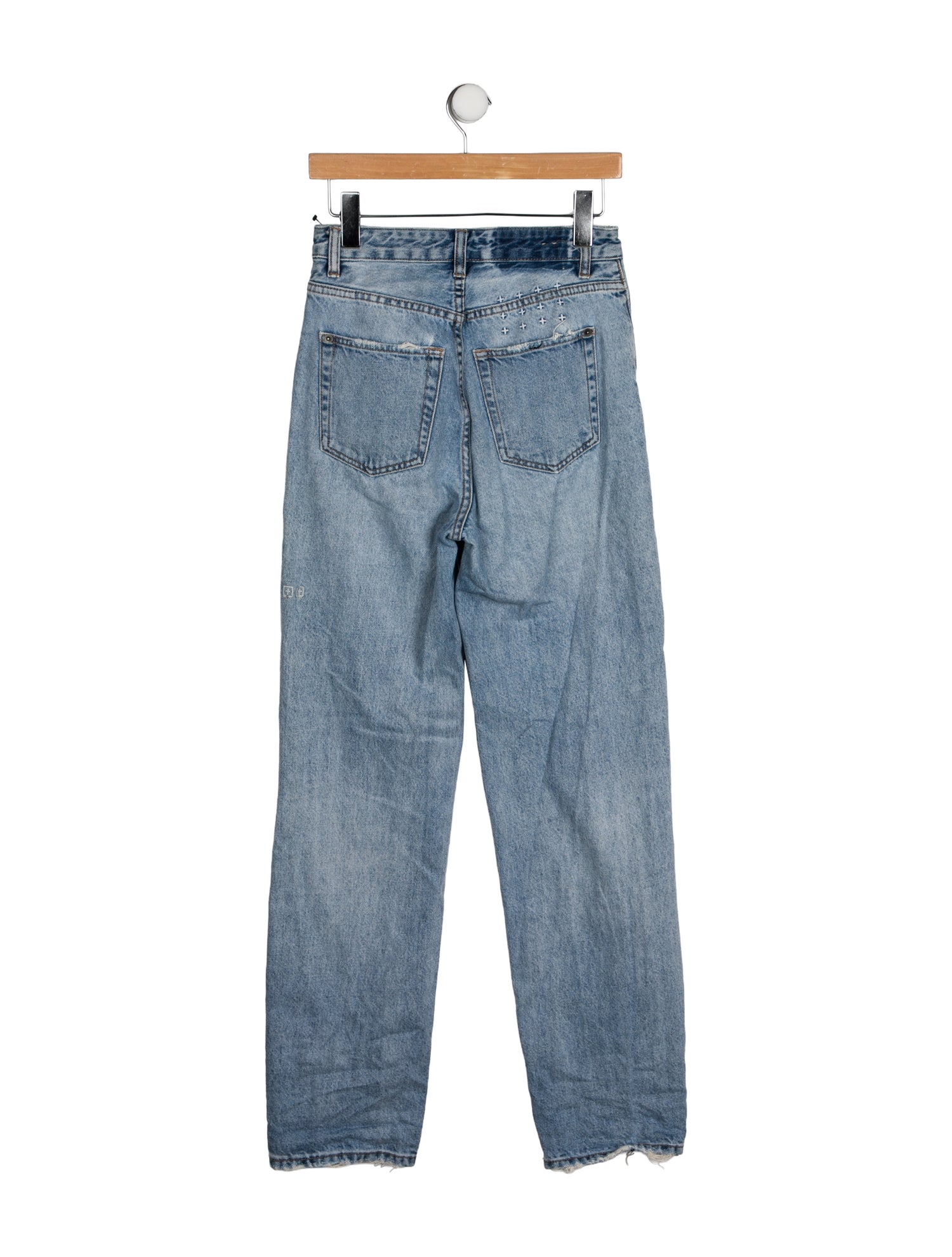 Ksubi High-Rise Straight Leg Jeans
