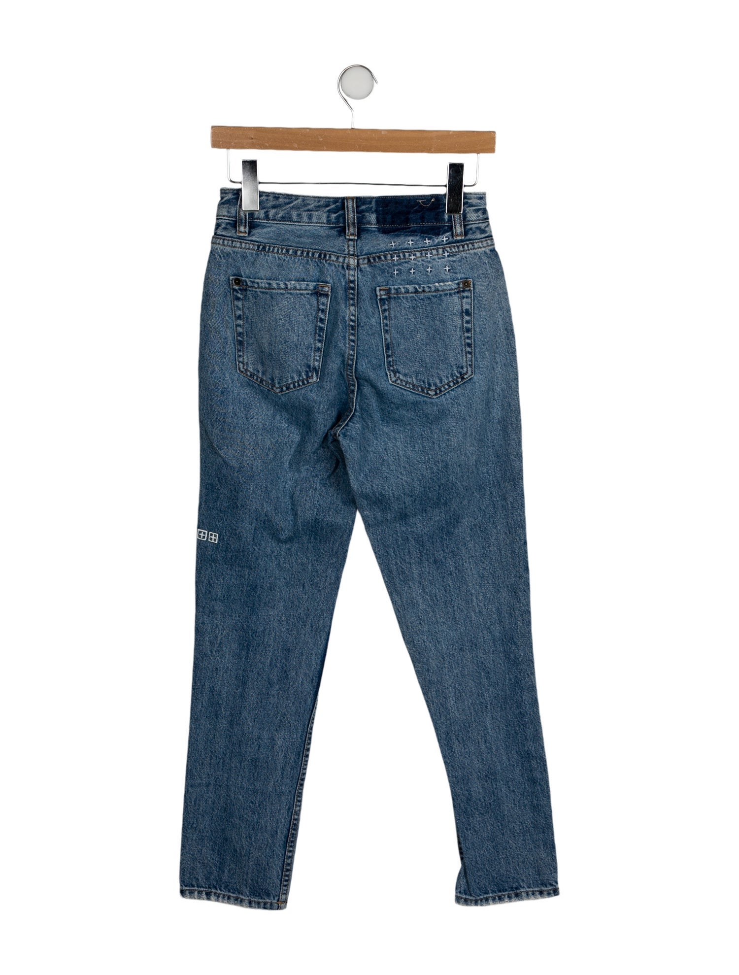 Ksubi Mid-Rise Straight Leg Jeans