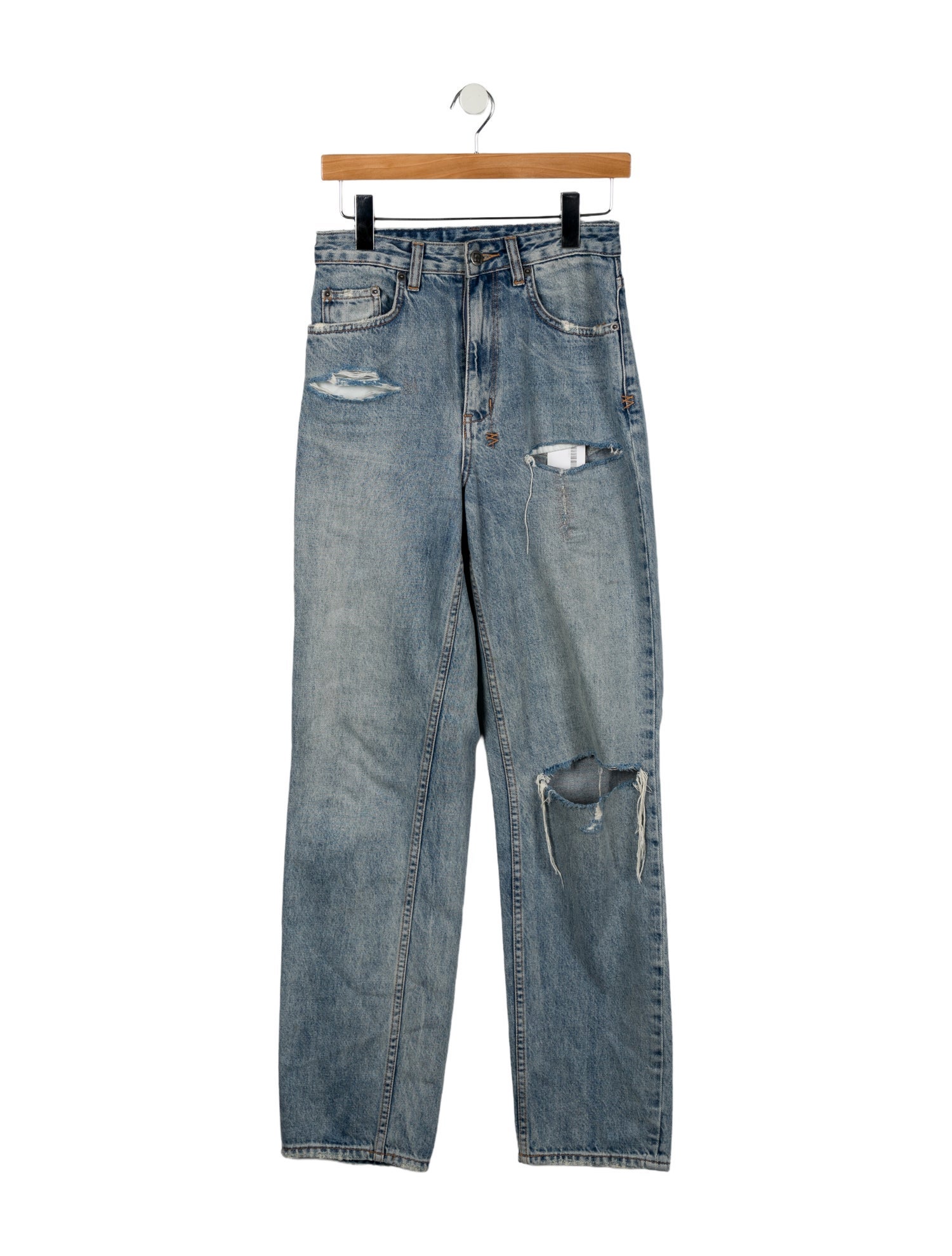 Ksubi Mid-Rise Straight Leg Jeans