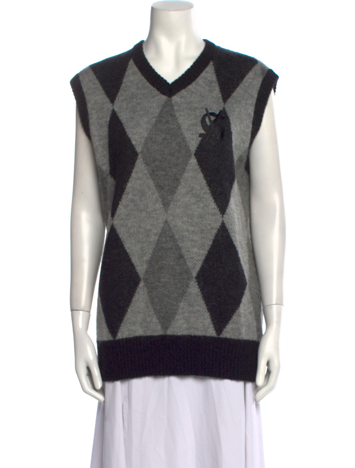 Ksubi Printed V-Neck Sweater