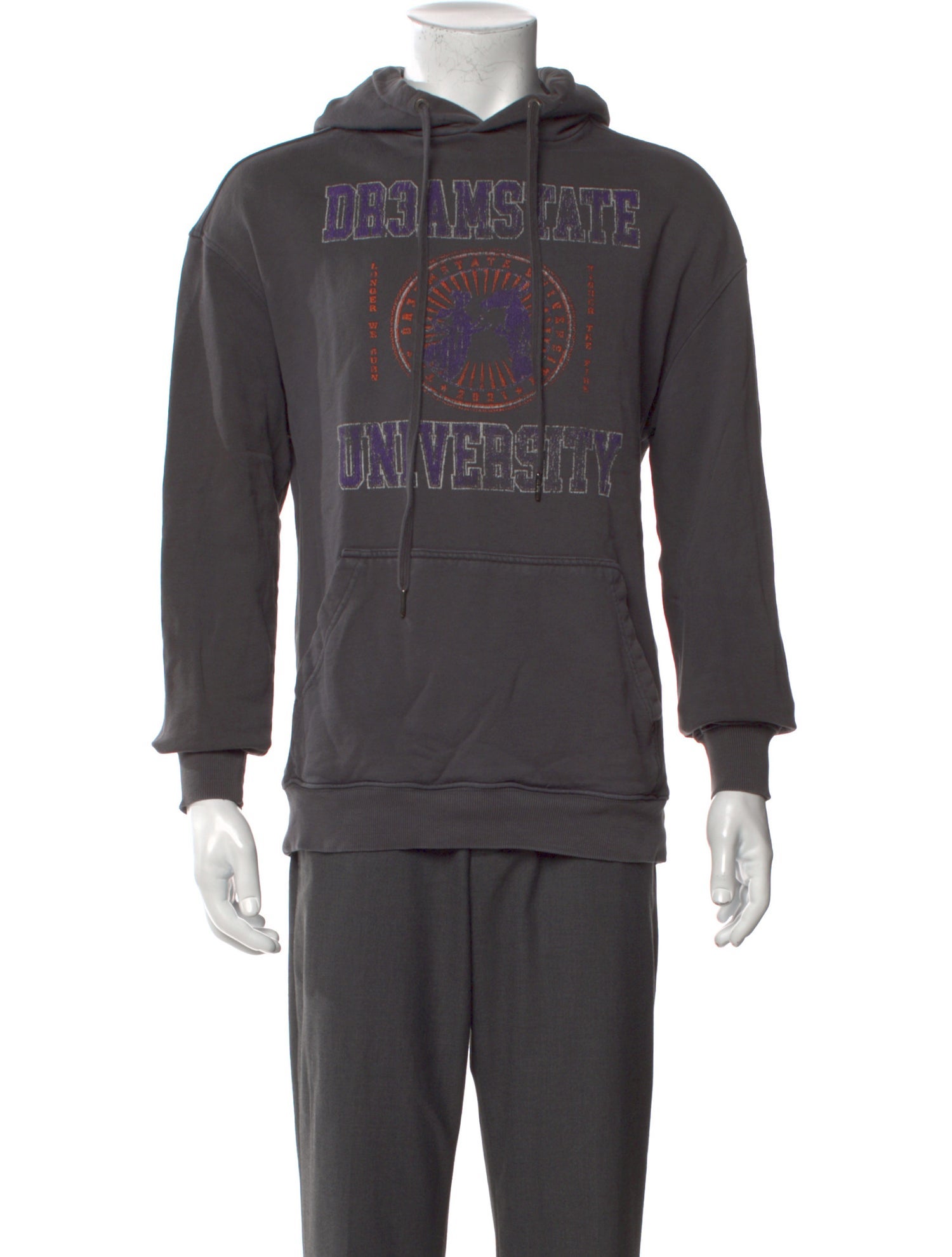 Ksubi Graphic Print Crew Neck Hoodie