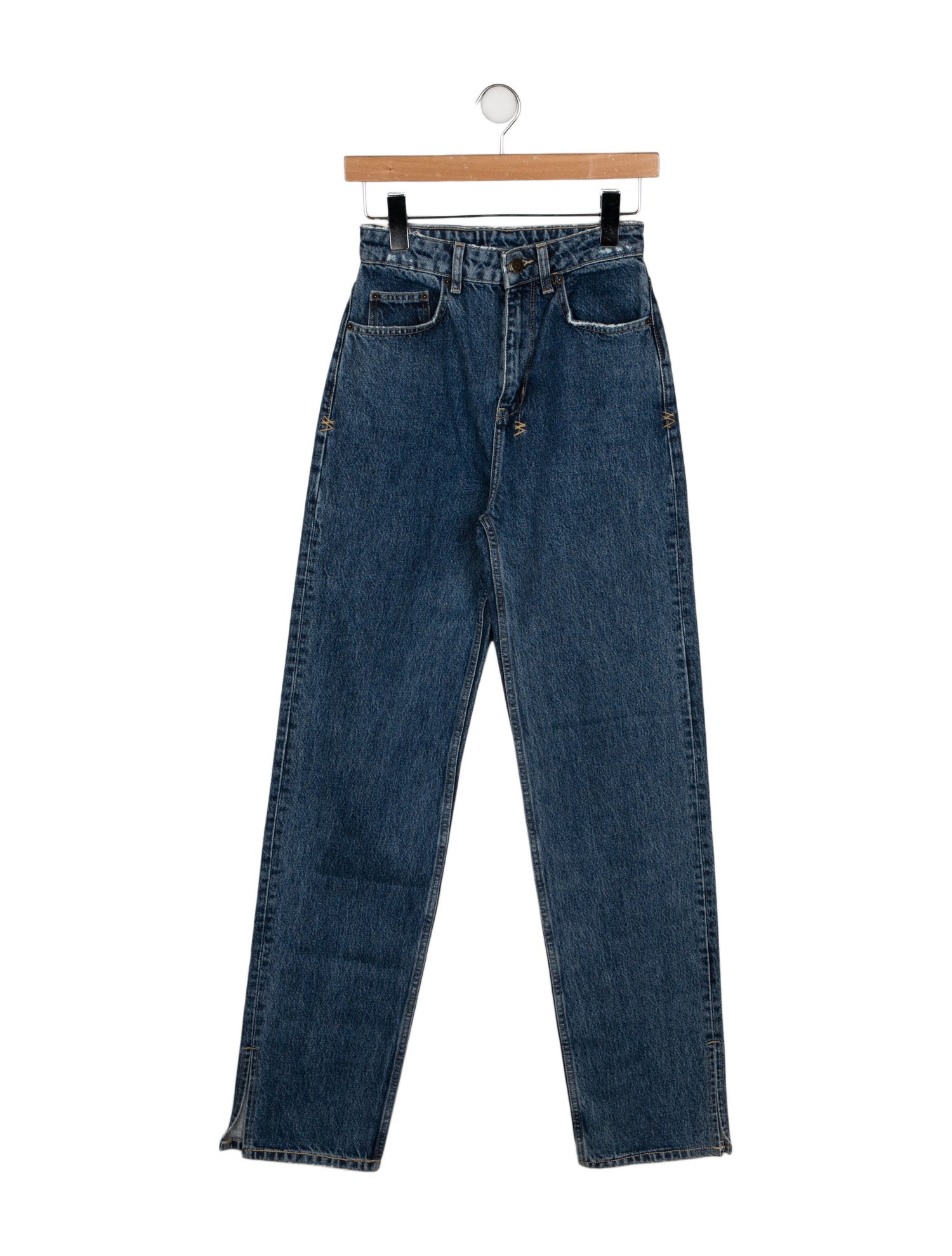 Ksubi High-Rise Straight Leg Jeans