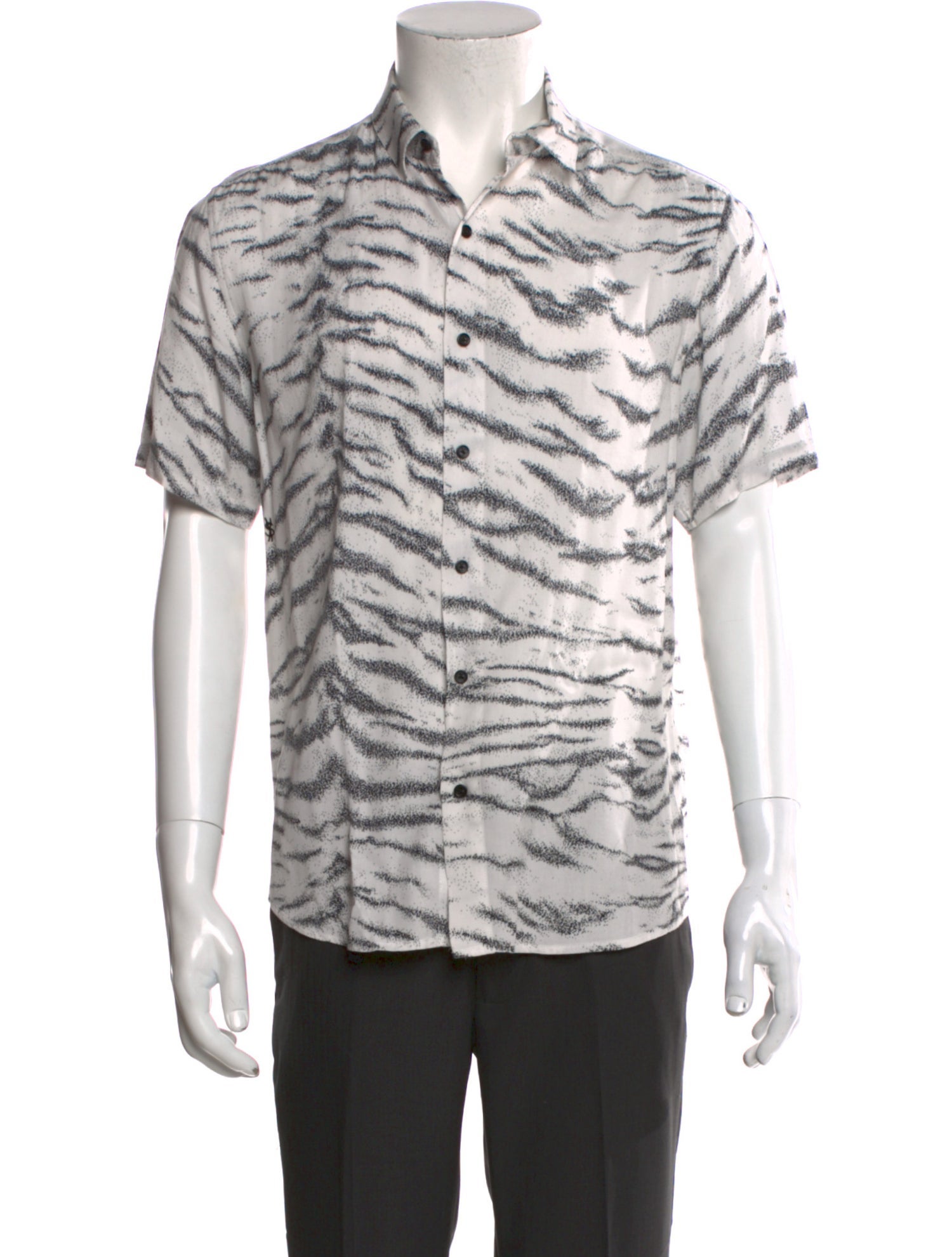 Ksubi Animal Print Short Sleeve Shirt