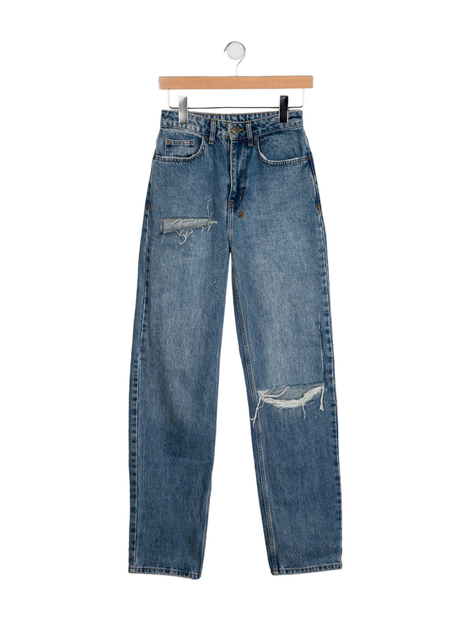 Ksubi High-Rise Straight Leg Jeans