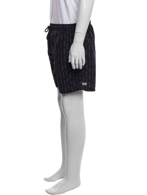 Ksubi Printed Raw-Edge Trim Swim Trunks