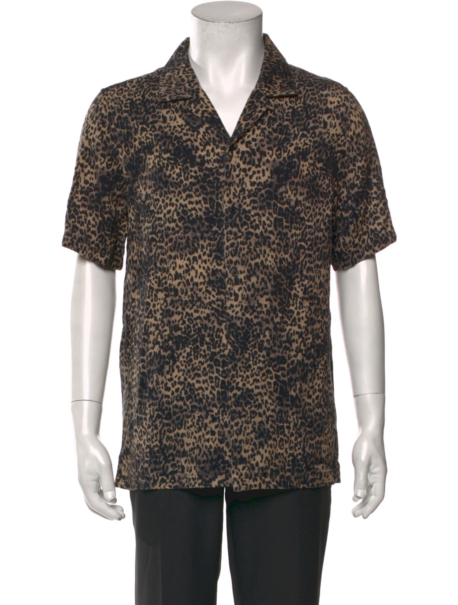 Ksubi Animal Print Short Sleeve Shirt