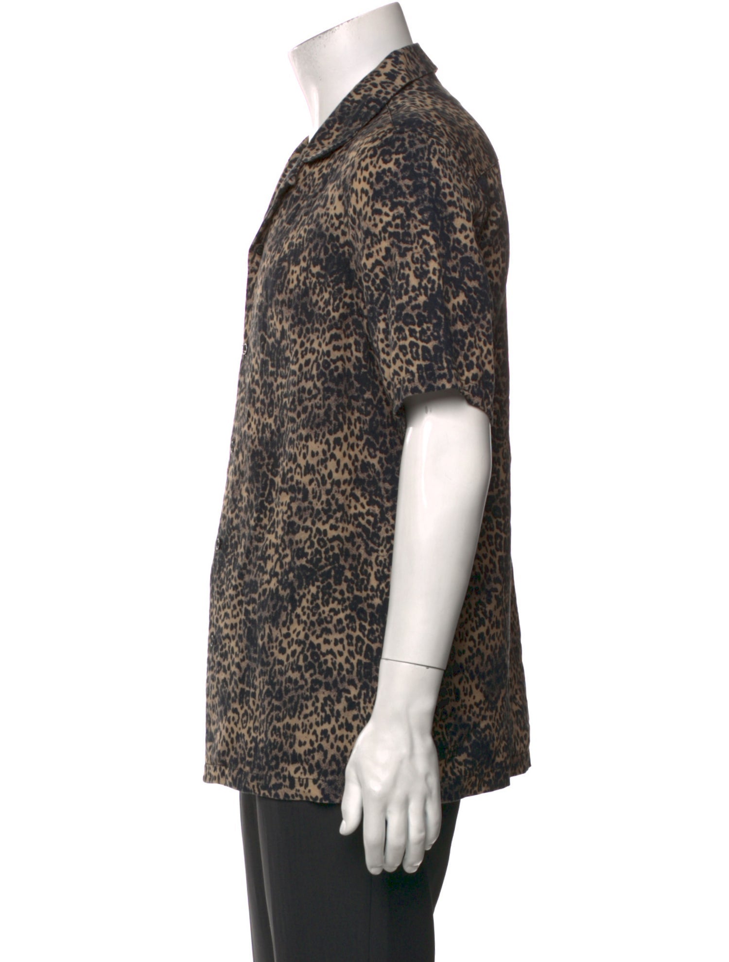 Ksubi Animal Print Short Sleeve Shirt